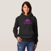 Croquet Queen with Pink Crown Croquet Hoodie (Vorne ganz)