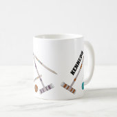 Croquet Set, Game Personalisiert Kaffeetasse (VorderseiteRechts)