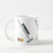 Croquet Set, Game Personalisiert Kaffeetasse (Links)
