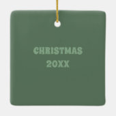 Croquet Set, Lawn Games Personalisierte Keramik Or Keramikornament (Rückseite)