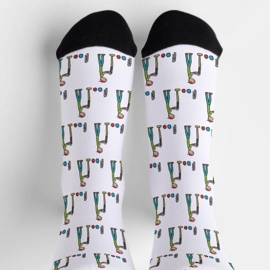 Croquet Socken (Oben)