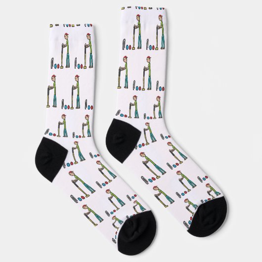 Croquet Socken (Rechts)