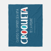 Croqueta Fleecedecke (Vorderseite)