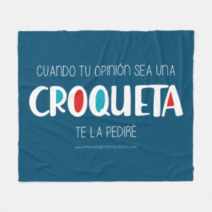Croqueta Fleecedecke