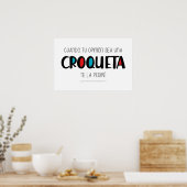 Croqueta Poster (Küche)