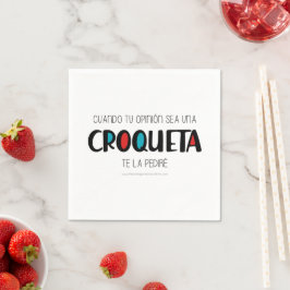 Croqueta Serviette