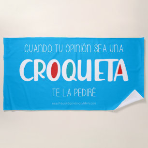 Croqueta Strandtuch