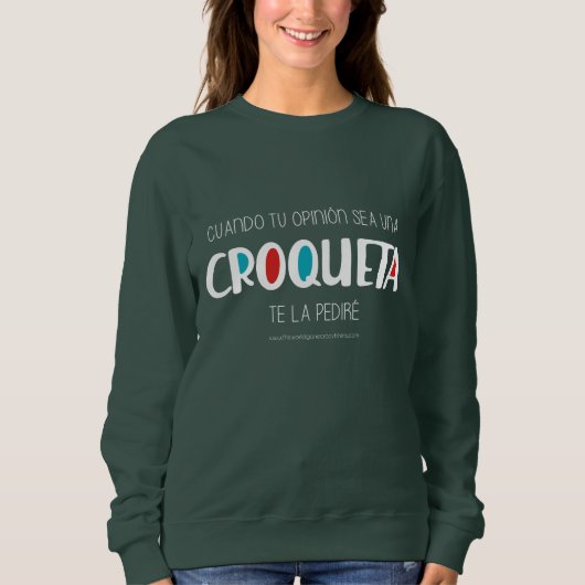Croqueta Sweatshirt (Vorderseite)