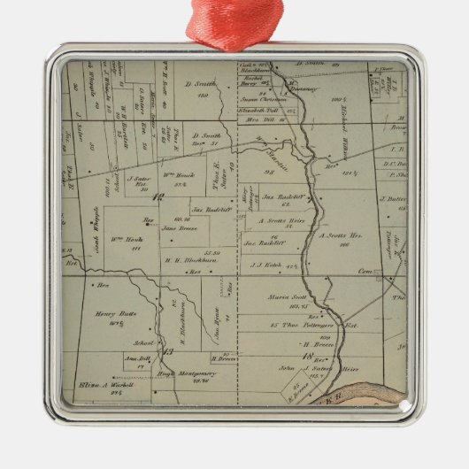 Crosby, Ohio Ornament Aus Metall (Vorne)