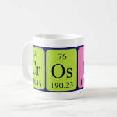 Crosby Periodenname Tasse (Vorderseite Links)