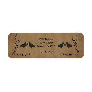 Crosen und Star Small Product Label