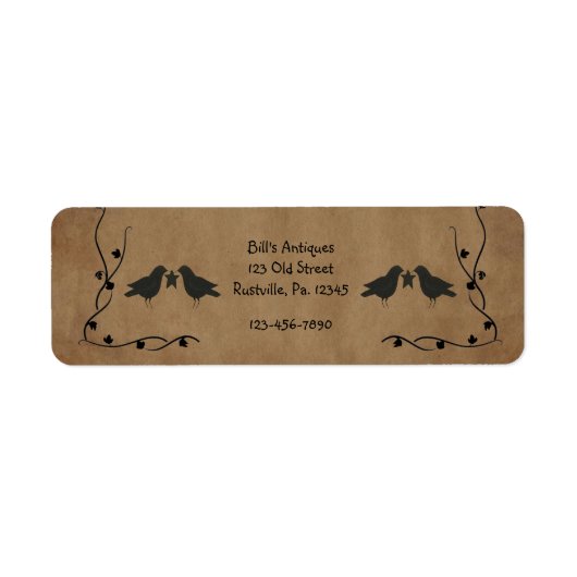 Crosen und Star Small Product Label (Vorne)