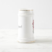 Crosland Wappen Klassiker Stein Bierglas (Mittel)