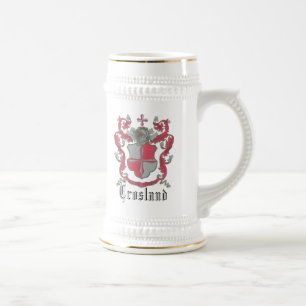 Crosland Wappen Klassiker Stein Bierglas