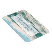 "Cross a sea" Inspiration flexibel Magnet (Rechte Seite)