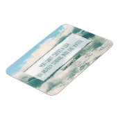 "Cross a sea" Inspiration flexibel Magnet (Linke Seite)