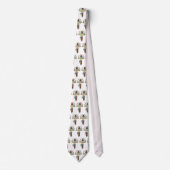 Cross And Flowers Neck Tie Krawatte (Vorderseite)