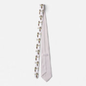 Cross And Flowers Neck Tie Krawatte (Rückseite)