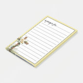 Cross and Lilies War Room Prayer Post-it Klebezettel (angewinkelt)