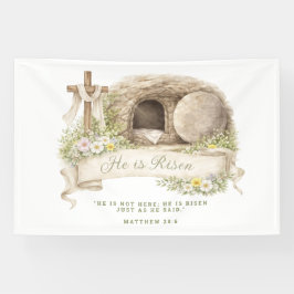Cross and Tomb | Resurrection Day Banner