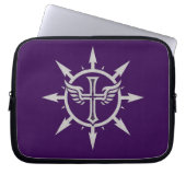 "Cross and Wings Emblem" Electronics Bag Laptopschutzhülle (Vorderseite)