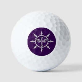 "Cross and Wings Emblem" Golf Balls Golfball