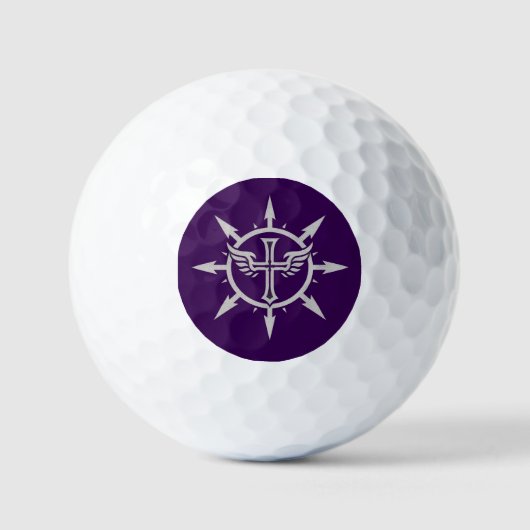 "Cross and Wings Emblem" Golfbälle (Vorderseite)