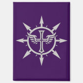 "Cross and Wings Emblem" Magnet (Vorderseite)