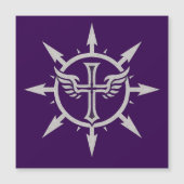 "Cross and Wings Emblem" Magnet (Vorderseite)