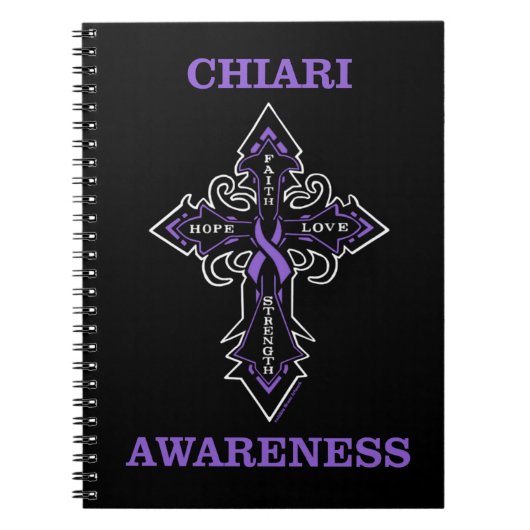 Cross/Awareness..Chiari Notebook Notizblock (Vorderseite)