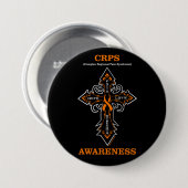 Cross/Awareness.. CRPS Button (Vorne & Hinten)