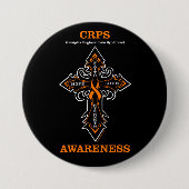 Cross/Awareness.. CRPS Button (Vorderseite)