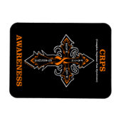 Cross/Awareness.. CRPS Magnet (Horizontal)