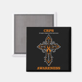 Cross/Awareness.. CRPS Magnet (Vorderseite/Rückseite)