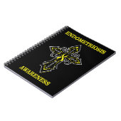 Cross/Awareness..Endometriosis Notebook Notizblock (Linke Seite)