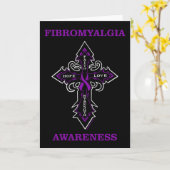 Cross/Awareness...Fibro Card Karte (Gelbe Blume)