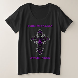Cross/Awareness...Fibro T - Shirt
