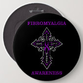 Cross/Awareness..Fibro-Taste Button (Vorne & Hinten)