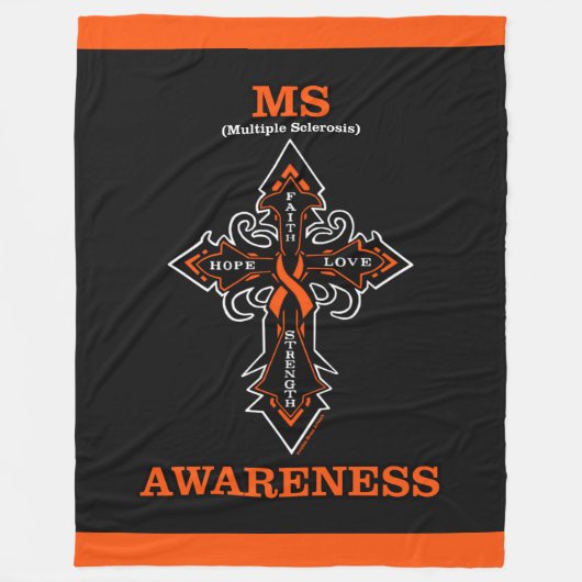Cross/Awareness...MS Fleecedecke (Vorderseite)