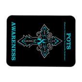 Cross/Awareness.. POTS Magnet (Horizontal)
