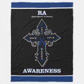 Cross/Awareness..RA Fleecedecke (Vorderseite)