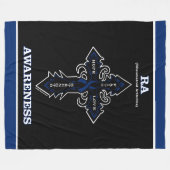 Cross/Awareness..RA Fleecedecke (Vorderseite (Horizontal))