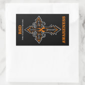 Cross/Awareness...RSD Rechteckiger Aufkleber (Tasche)