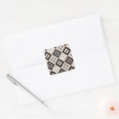 Cross Batik Quadratischer Aufkleber (Umschlag)