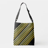 Cross Body Bag - Schatten der gelben, diagonalen S Tragetaschen Mit Langen Trägern (Rückseite)