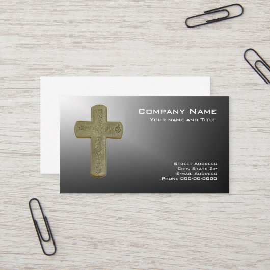 Cross-Business-Card Visitenkarte (Vorderseite/Rückseite Beispiel)
