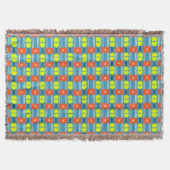 Cross Button Connector Throw Blanket Decke (Vorderseite)
