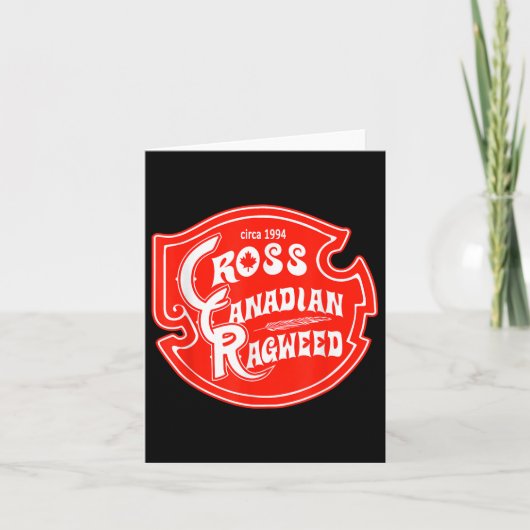 Cross Canadian Ragweed Karte (Vorderseite)