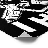 Cross Checking So Umarme ich, Eishockey-Trainer Pl Poster (Ecke)