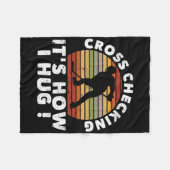 Cross Checking So Umarme Ich Lustige Eishockey Pla Fleecedecke (Vorderseite (Horizontal))